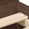 vidaXL R&aacute;m postele s hlavov&yacute;m a nožn&iacute;m čelem hněd&yacute; dub 90 x 200 cm