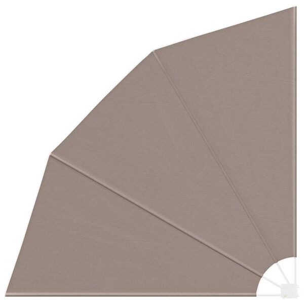 vidaXL Z&aacute;stěna na balkon Taupe 210 x 210 cm Polyester