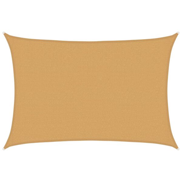 vidaXL Plachta proti slunci 160 g/m&sup2; obd&eacute;ln&iacute;k p&iacute;skov&aacute; 2,5 x 3,5 m HDPE