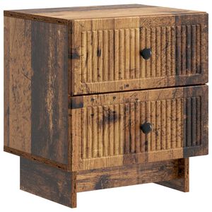 vidaXL Nočn&iacute; skř&iacute;ňka Star&eacute; dřevo 43 x 34,5 x 47,5 cm Kompozitn&iacute; dřevo