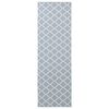 vidaXL Běhoun ORIZ 1150 gsm &Scaron;ed&aacute; a b&iacute;l&aacute;