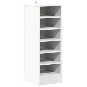 vidaXL Botn&iacute;k b&iacute;l&yacute; 31,5 x 35 x 90 cm kompozitn&iacute; dřevo