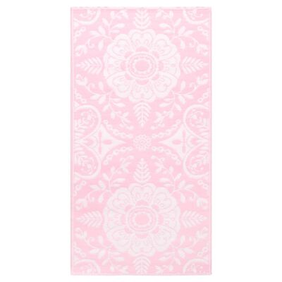 vidaXL Venkovní koberec růžový 120 x 180 cm PP