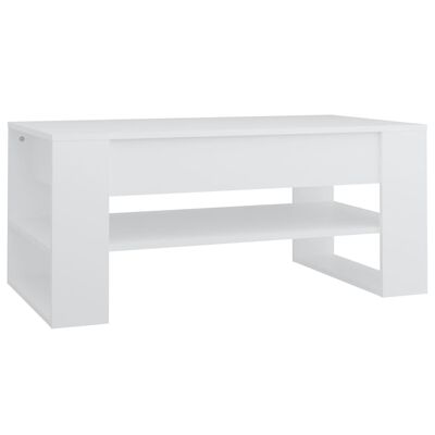 vidaXL Konferenční stolek bílý 102 x 55 x 45 cm kompozitní dřevo