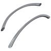 vidaXL Rukojeť 2 ks Stř&iacute;brn&aacute; 107 x 3.6 x 23 mm Nerezov&aacute; ocel
