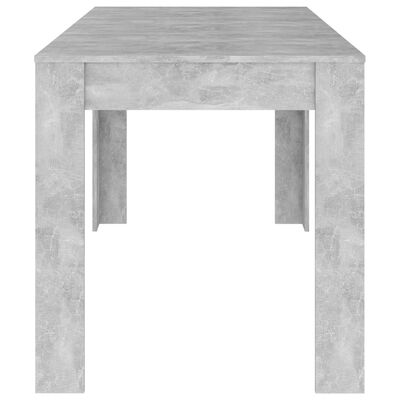vidaXL Jídelní stůl betonově šedý 140 x 74,5 x 76 cm dřevotříska