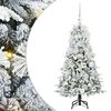 vidaXL Uměl&yacute; Skl&aacute;dac&iacute; V&aacute;nočn&iacute; Strom s stojanem B&iacute;l&aacute; 120 cm PE a PVC