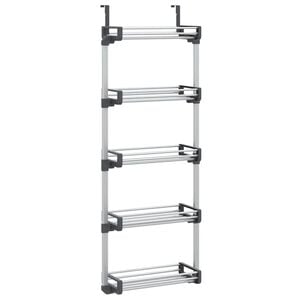 vidaXL Dveřn&iacute; organiz&eacute;r s 5 policemi 52 x 20 x 135 cm hlin&iacute;k