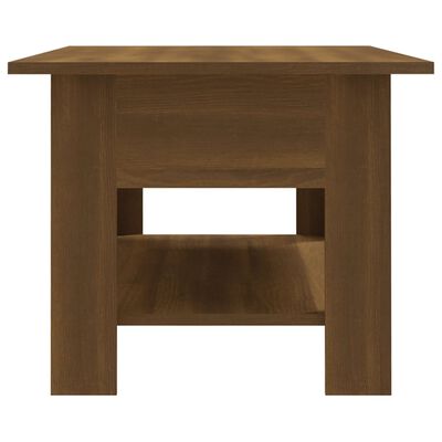 vidaXL Konferenční stolek hnědý dub 102 x 55 x 42 cm dřevotříska