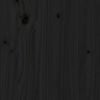 vidaXL N&aacute;stěnn&eacute; čelo postele čern&eacute; 146,5x3x110 cm masivn&iacute; borov&eacute; dřevo