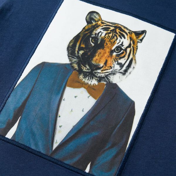 Dětsk&eacute; tričko s kr&aacute;tk&yacute;m ruk&aacute;vem tmavě modr&eacute; 104