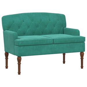 vidaXL Pohovka s knofl&iacute;kov&yacute;m pro&scaron;&iacute;v&aacute;n&iacute;m Tyrkysov&aacute; 111 x 65 x 79 cm