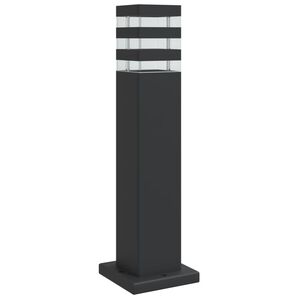 vidaXL Venkovn&iacute; stojac&iacute; lampa čern&aacute; 50 cm hlin&iacute;k