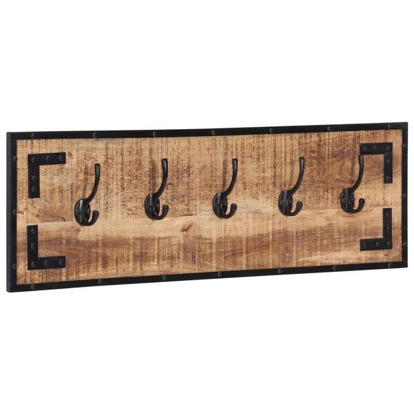 vidaXL Vě&scaron;&aacute;ky na kab&aacute;ty 2 ks 80 x 8 x 25 cm masivn&iacute; hrub&yacute; mangovn&iacute;k