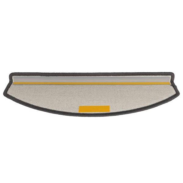 vidaXL Schodov&eacute; rohože 30 ks 65 x 24 x 4 cm tmavě &scaron;ed&eacute;, půlkulat&eacute;, velk&eacute;