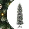 vidaXL Uměl&yacute; &scaron;t&iacute;hl&yacute; v&aacute;nočn&iacute; strom Zelen&aacute; a b&iacute;l&aacute; 240 cm