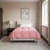 vidaXL Celoročn&iacute; přikr&yacute;vka &Scaron;něrov&aacute;n Růžov&aacute; 140 x 220 cm Mikrovl&aacute;kno