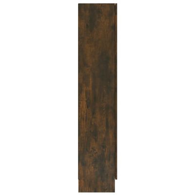 vidaXL Vitrína kouřový dub 82,5 x 30,5 x 150 cm kompozitní dřevo