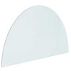 vidaXL Skleněn&aacute; deska k krbu Transparentn&iacute; 1000 x 600 mm Sklo