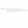 vidaXL Automatick&aacute; zatahovac&iacute; mark&yacute;za 450 x 300 cm kr&eacute;mov&aacute;