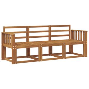 vidaXL Venkovn&iacute; pohovkov&aacute; souprava 3 pcs Př&iacute;rodn&iacute;