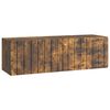 vidaXL N&aacute;stěnn&aacute; TV skř&iacute;ň Kouřov&yacute; dub 98 x 31 x 30 cm Kompozitn&iacute; dřevo