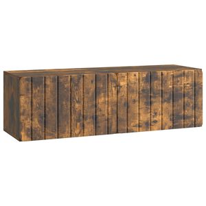 vidaXL N&aacute;stěnn&aacute; TV skř&iacute;ň Kouřov&yacute; dub 98 x 31 x 30 cm Kompozitn&iacute; dřevo
