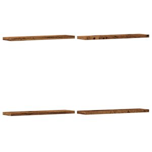 vidaXL N&aacute;stěnn&eacute; police 4 ks old wood 40 x 10 x 1,5 cm kompozitn&iacute; dřevo