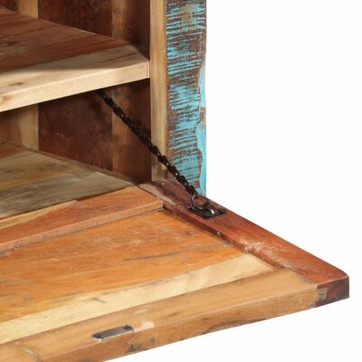 vidaXL Botníková lavice masivní recyklované dřevo