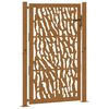 vidaXL Zahradn&iacute; br&aacute;na 100 x 150 cm odoln&aacute; ocel s motivem stopy