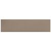 vidaXL N&aacute;stěnn&yacute; čeln&iacute;k 12 ks 60 x 15 cm Cappuccino textil