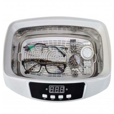Digitální ultrazvukový čistič šperků a hodinek - 2500 ml