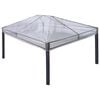 vidaXL N&aacute;hradn&iacute; kryt alt&aacute;nu 400 x 300 x 32 cm Transparentn&iacute; PVC