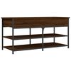 vidaXL Lavice s botn&iacute;kem hněd&yacute; dub 100x42,5x50 cm kompozitn&iacute; dřevo