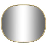 vidaXL Nástěnné zrcadlo zlaté 30 x 25 cm