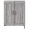 vidaXL Skř&iacute;ň highboard &scaron;ed&aacute; sonoma 69,5 x 34 x 180 cm kompozitn&iacute; dřevo