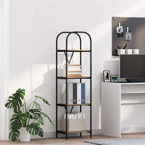 vidaXL Knihovna Artisanov&yacute; dub 40 x 30 x 146 cm Kompozitn&iacute; dřevo