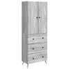vidaXL Sada skř&iacute;něk 2 pcs &Scaron;ed&yacute; Sonoma 66 x 34,5 x 90 cm