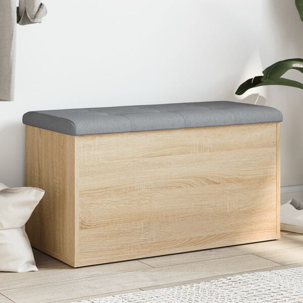 vidaXL Úložná lavice dub sonoma 82 x 42 x 45 cm konstrukční dřevo