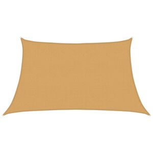 vidaXL St&iacute;nic&iacute; plachta 160 g/m&sup2; lichoběžn&iacute;k světle &scaron;ed&aacute; 3/4 x 2 m HDPE