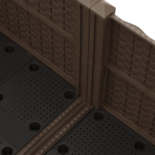 vidaXL Vyv&yacute;&scaron;en&yacute; z&aacute;hon 80 x 80 x 23 cm polypropylen