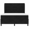 vidaXL Postel s boxspringem s matrac&iacute; Čern&aacute; 200 x 140 cm Polyester