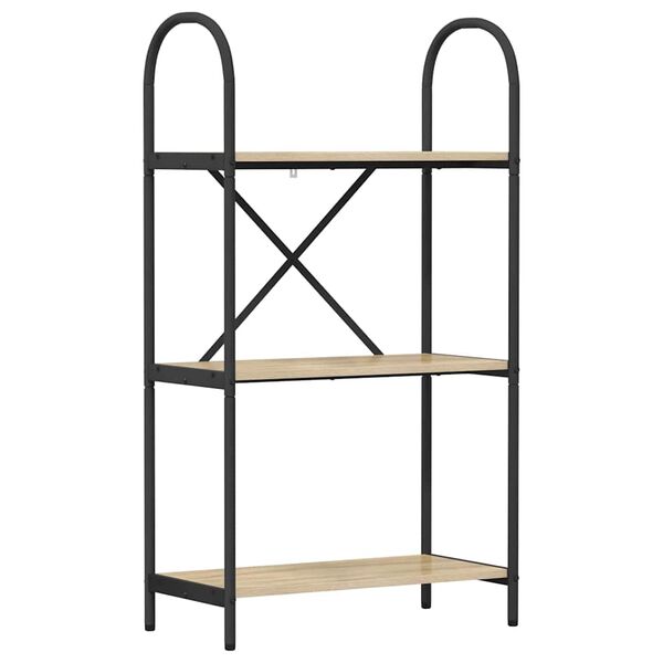 vidaXL Knihovna Sonoma dub 60 x 30 x 109 cm Kompozitn&iacute; dřevo