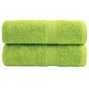 vidaXL Pr&eacute;miov&eacute; myc&iacute; utěrky SOLUND 2 ks jablečně zelen&eacute; 30x30 cm 600 g/m&sup2;