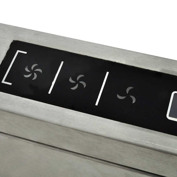 vidaXL Ostrůvkov&aacute; digestoř s LCD displejem