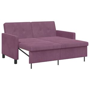 vidaXL Pohovka na span&iacute; Fialov&aacute; Textil