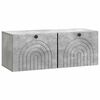 vidaXL N&aacute;stěnn&aacute; TV skř&iacute;ň N&aacute;stěnn&yacute; Betonově &scaron;ed&aacute; 78,5 x 31 x 30 cm