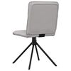 vidaXL Otočn&eacute; j&iacute;deln&iacute; židle 4 ks Oblak &scaron;ed&aacute; textil