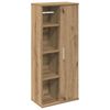 vidaXL Koupelnov&aacute; skř&iacute;ňka s drž&aacute;kem rol&iacute; dub artisan 39x22x90 cm