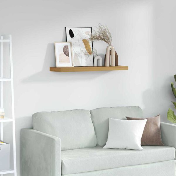 vidaXL N&aacute;stěnn&aacute; polička Hněd&aacute; 90 x 23,5 x 4 cm kompozitn&iacute; dřevo